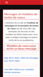 Mobile Screenshot of messages-voeux.com